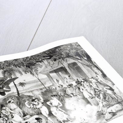 Landu Dance by Johann Moritz Rugendas