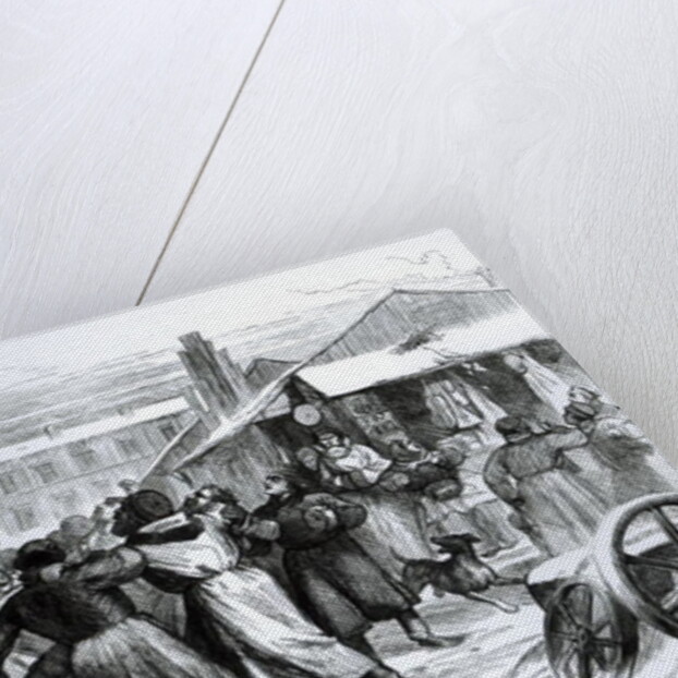 Football in the Jews' Market, St. Petersburg by English School