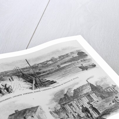 Trent River Settlement, 1886 by Theodore Russell (after) Davis