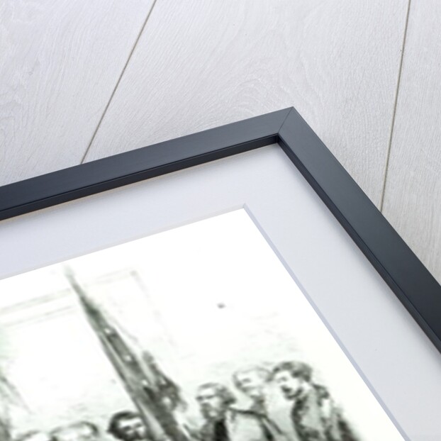 General Custer presenting captured Confederate flags in Washington on October 23rd 1864 by Alfred Rudolph Waud