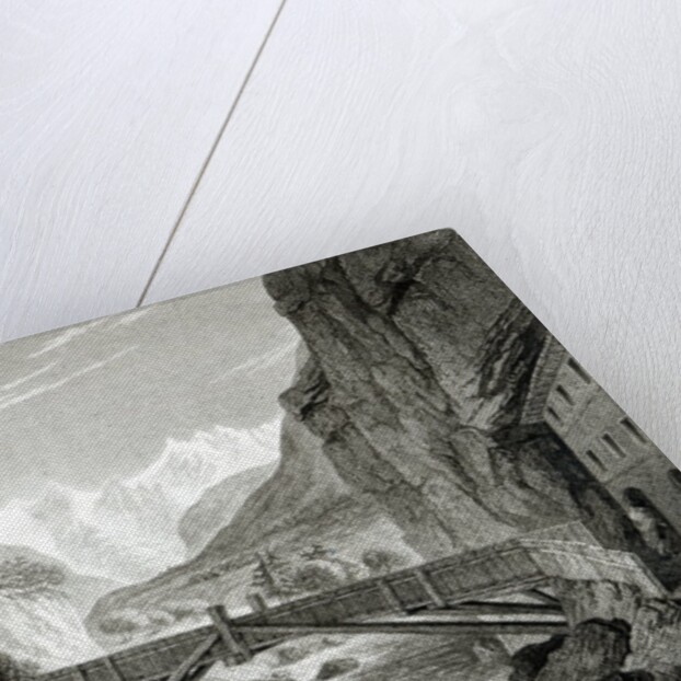 Mont Blanc from the Baths of St. Didier by William Brockedon