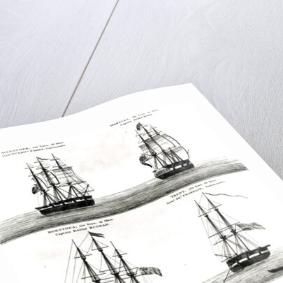 Portraits of the vessels on the Polar Expedition, 1818 by English School