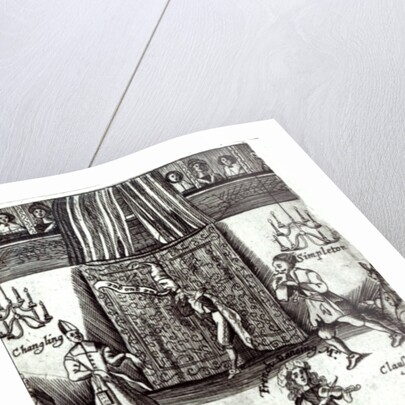 Comic Actors in Performance, 1662 by English School