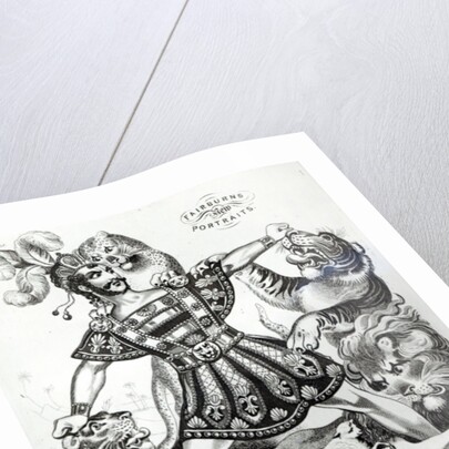 Van Amburgh the Brute Tamer, 1838 by J. Fairburn