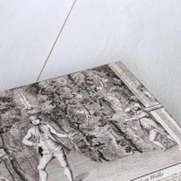 The Performances of the famous Mr. Maddox at Sadler's Wells, July 1752 by English School