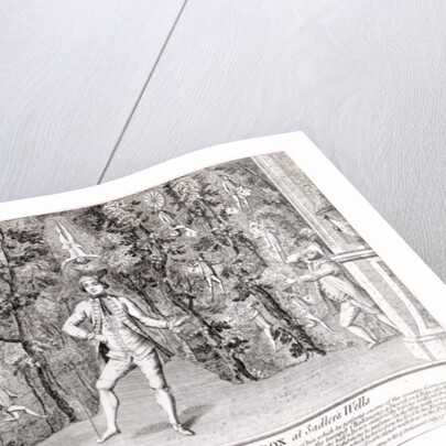The Performances of the famous Mr. Maddox at Sadler's Wells, July 1752 by English School