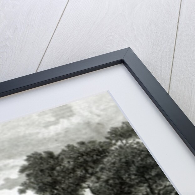 Rolling the Lawns at Hampton Court Palace, 7th March 1807 by English School