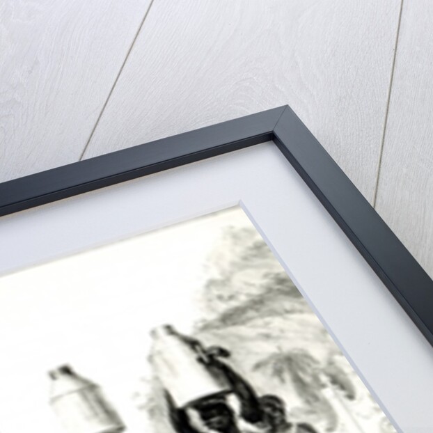 Milk and Capim Vendors by Jean Baptiste Debret