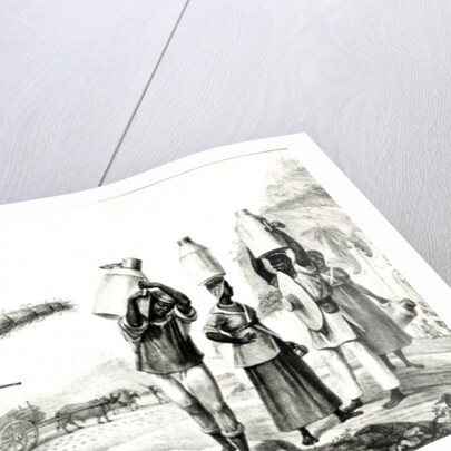 Milk and Capim Vendors by Jean Baptiste Debret