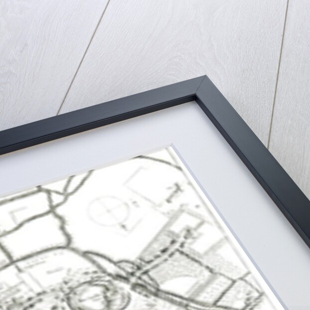 Map of Oxford, 1643 by Wenceslaus Hollar