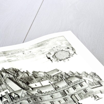 All Souls College, Oxford University, 1675 by David Loggan