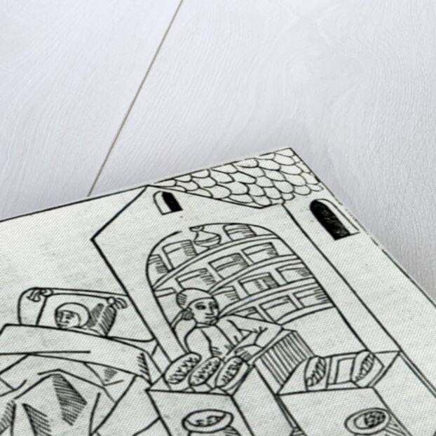 A patient with a Doctor and a Pharmacist by French School