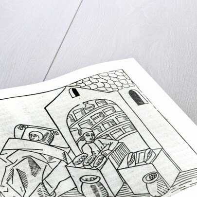 A patient with a Doctor and a Pharmacist by French School