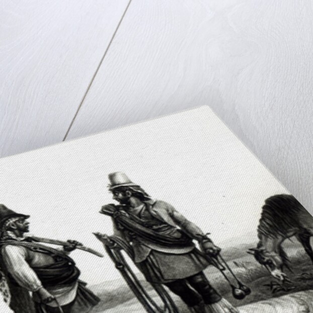 Charrua Indians from 'Voyage Pittoresque et Historique au Bresil' by Jean Baptiste Debret