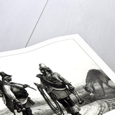 Charrua Indians from 'Voyage Pittoresque et Historique au Bresil' by Jean Baptiste Debret