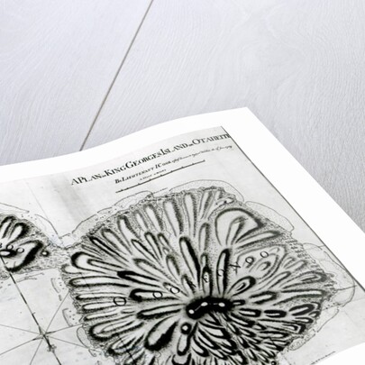 A Plan of King Georges Island or Otheite, 1769 by J. Cook