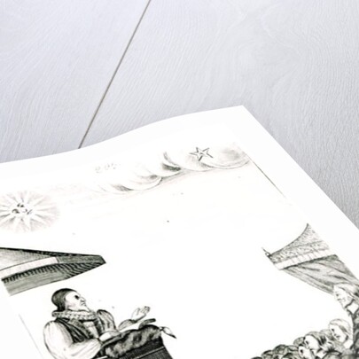 Announcement of the Birth of Charles I's Son, 1630 by English School