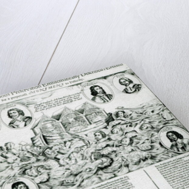 Englands Miraculous Preservation Emblematically Described, Erected for a perpetual Monument to Posterity, 1646 by English School