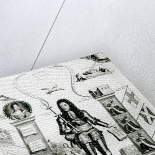 The Emblem of England, October 1690 by English School