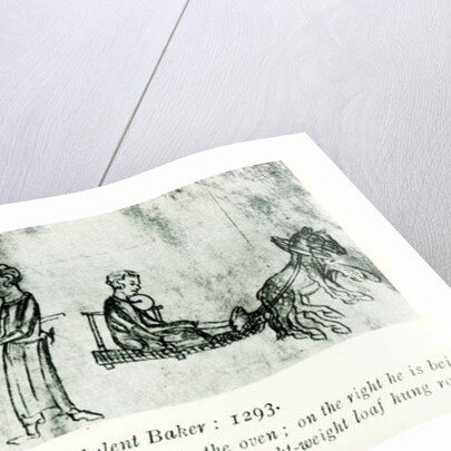 A Fraudulent Baker, 1293 by English School