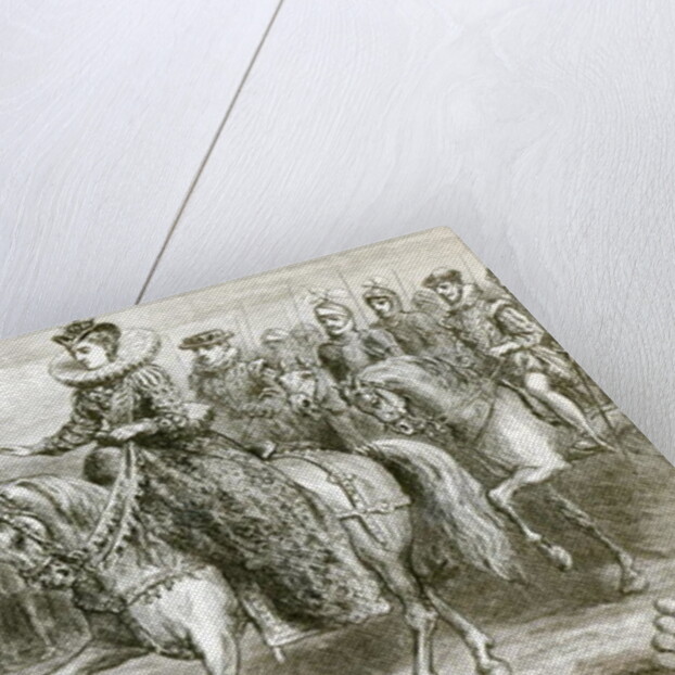 Queen Elizabeth at Tilbury by Matthew White Ridley