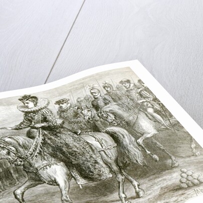 Queen Elizabeth at Tilbury by Matthew White Ridley