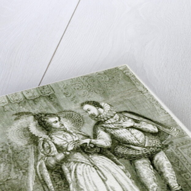 Queen Elizabeth and her Suitors by English School