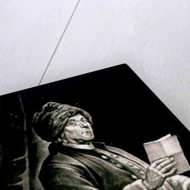 Portrait of Benjamin Franklin, 1777 by Charles Nicolas II (after) Cochin