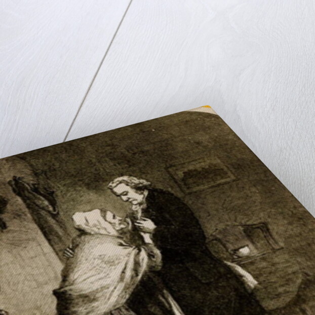 George Washington and his Mother by English School