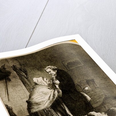 George Washington and his Mother by English School