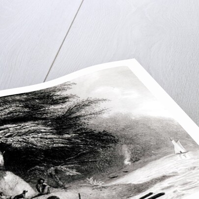 Fuegian Wigwams at Hope Harbourin the Magdalen Channel by Philip Parker King