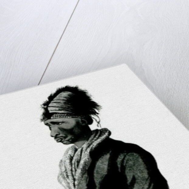 Portrait of Speelman, a Hottentot, 1814 by William John Burchell