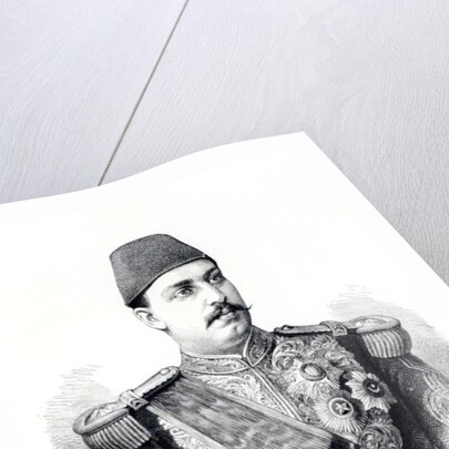Portrait of The Khedive Tawfig by English School