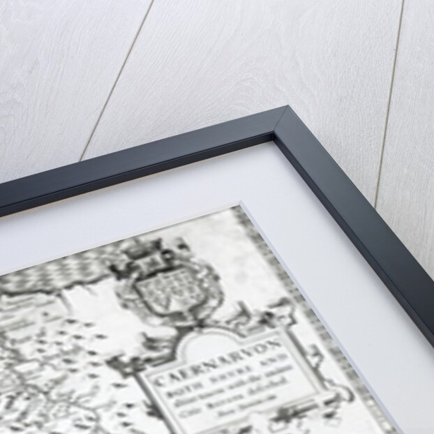 Map of Caernarvon, 1616 by John Speed