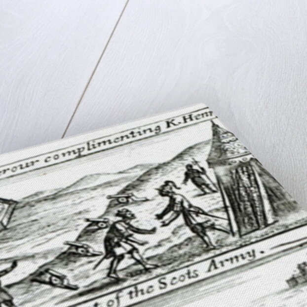 The Emperor complimenting King Henry by English School