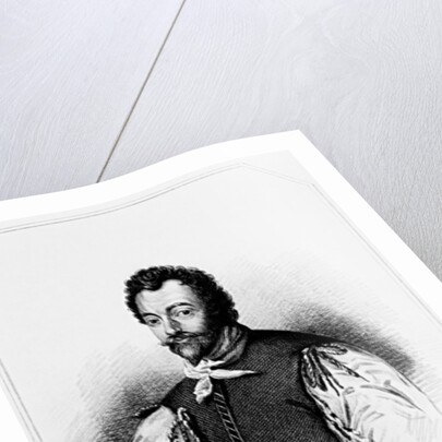 Portrait of Sir Francis Drake from 'Lodge's British Portraits', 1823 by English School