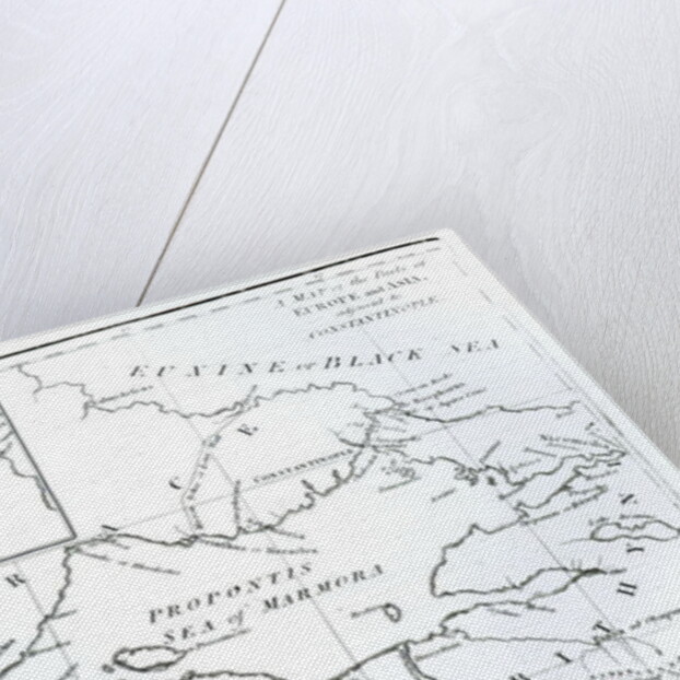 Map of the parts of Europe and Asia adjacent to Constantinople by English School