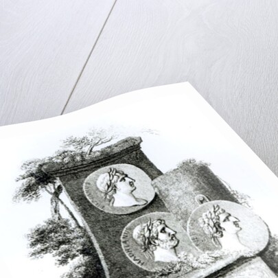 Portraits of Roman Emperors from 'The History of Decline and Fall of the Roman Empire' by Edward Gibbon, Vol 2, 1808 by Henry R. Cook