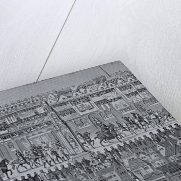 Part of the Coronation Procession of Edward VI, 1547 by English School