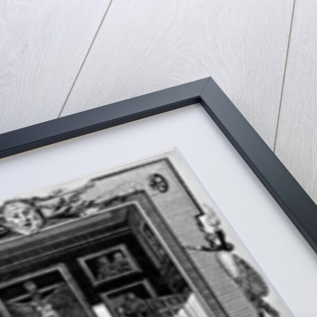 Lord Cromwell presents the bible to Henry VIII and Bishops presenting petition to James II in 1688 by English School