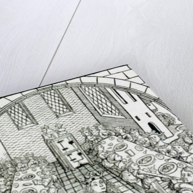 A Princely Banquet, 1491 by German School