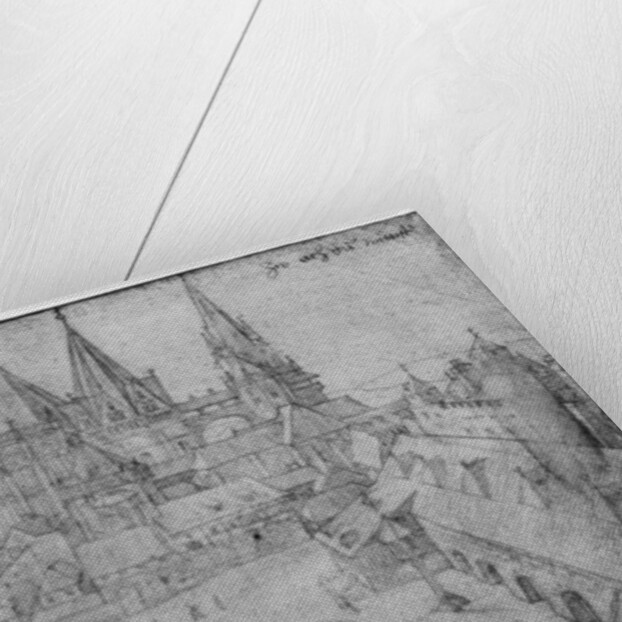 The Minster at Aachen, 1520 by Albrecht Dürer or Duerer