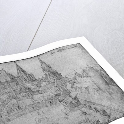 The Minster at Aachen, 1520 by Albrecht Dürer or Duerer