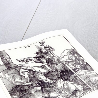 St.Christopher carrying the Infant Christ, 1511 by Albrecht Dürer or Duerer