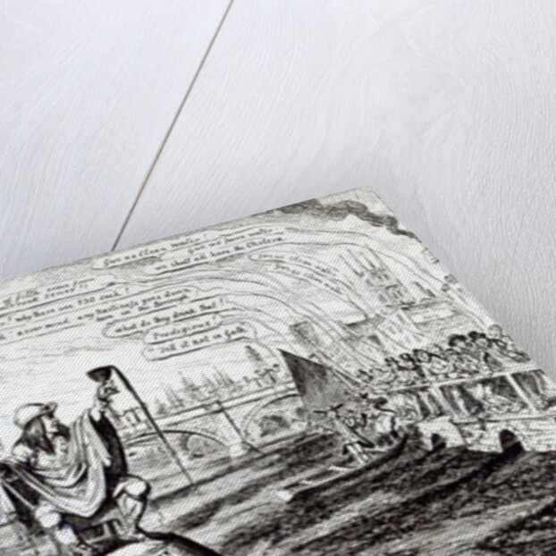 Satirical Cartoon about the Southwark Water Company, 1832 by George Cruikshank