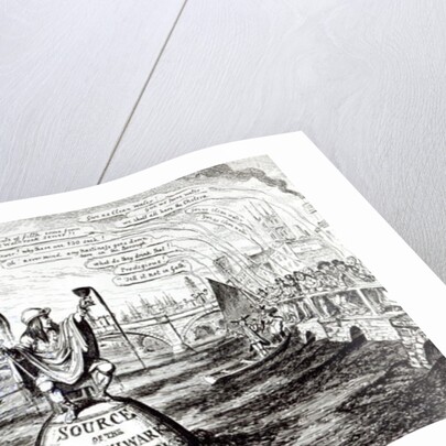 Satirical Cartoon about the Southwark Water Company, 1832 by George Cruikshank