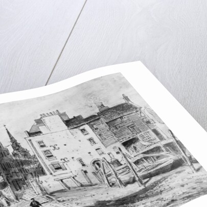 View of the Old Hungerford Stairs, c.1815 by English School