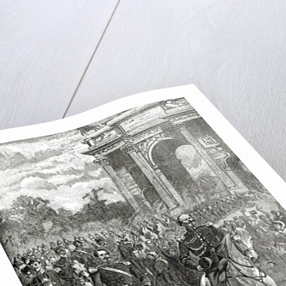 The entry of Napoleon III and Victor Emmanuel into Milan by English School