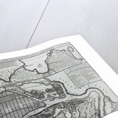 Map of St.Petersburg, c.1750 by Dutch School