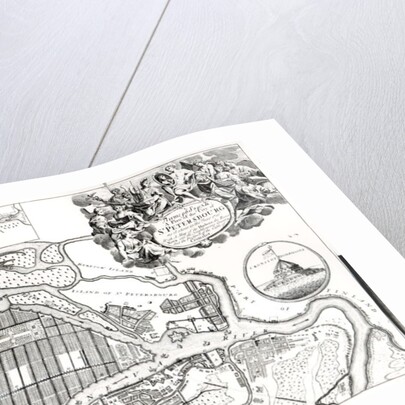 Map of St.Petersburg by English School